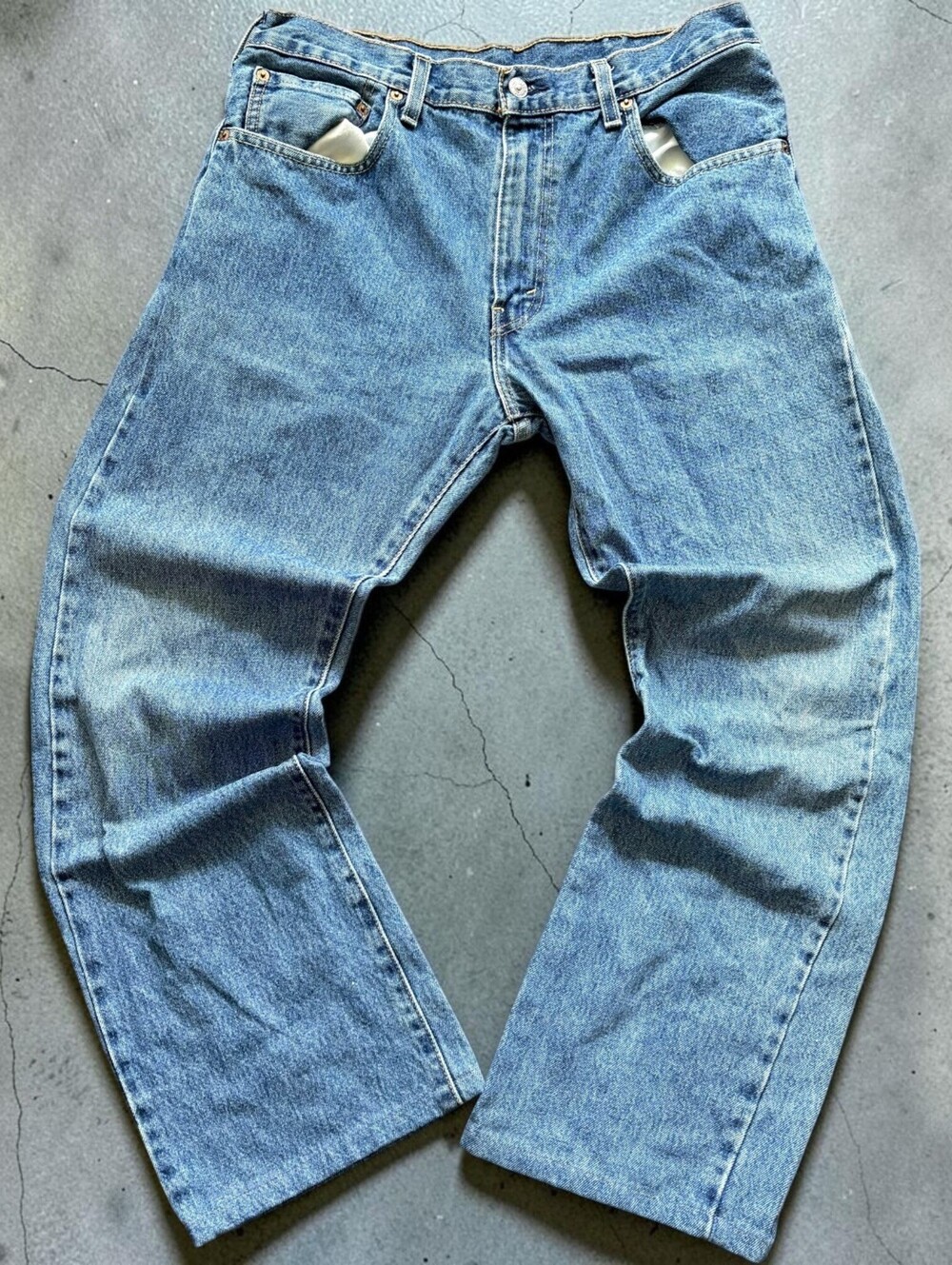 Levi's Strauss & Co 517s Bootcut Medium Wash Denim Jeans 34X30 Western Pants